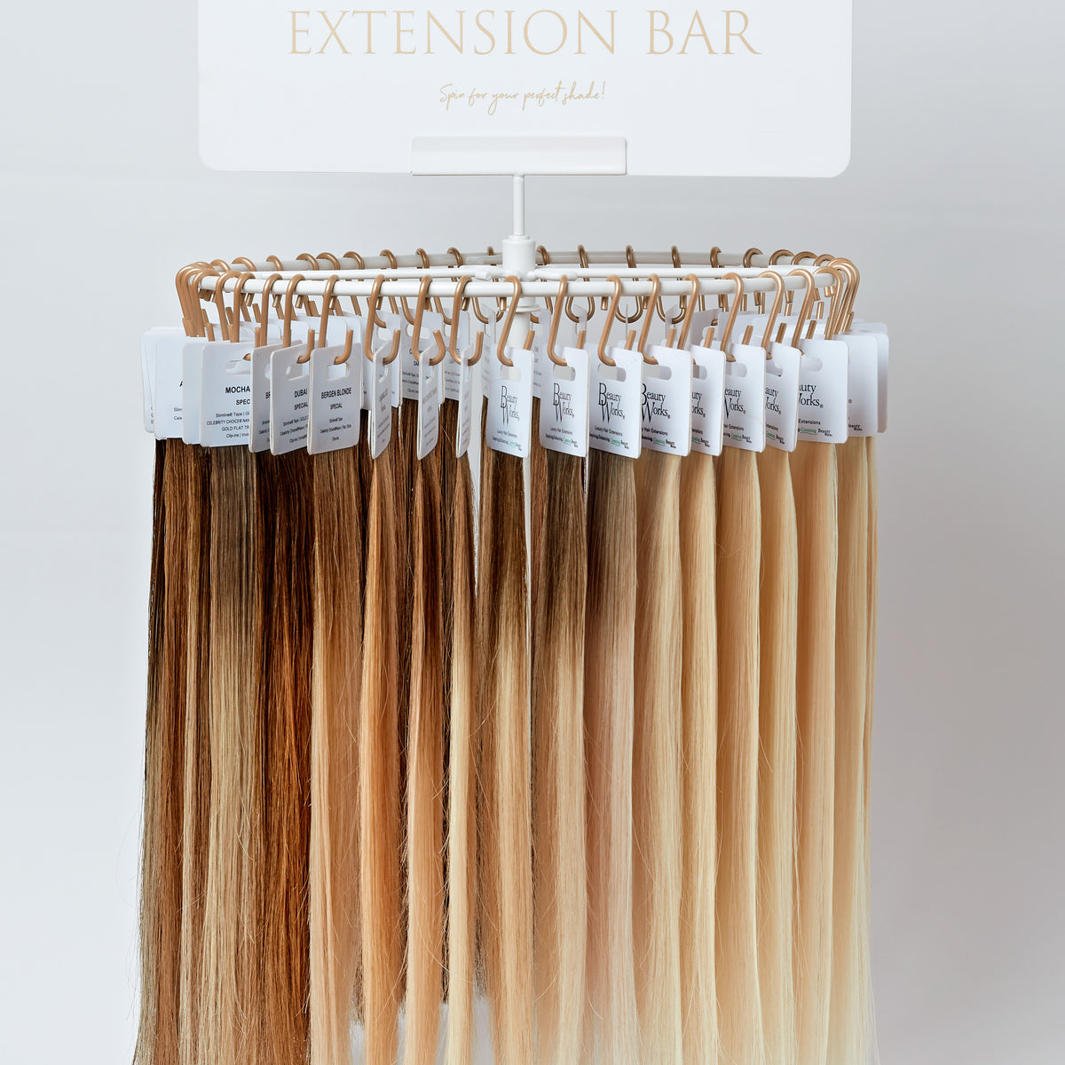 Beauty Works Hair Extension Bar swatches not included Simply