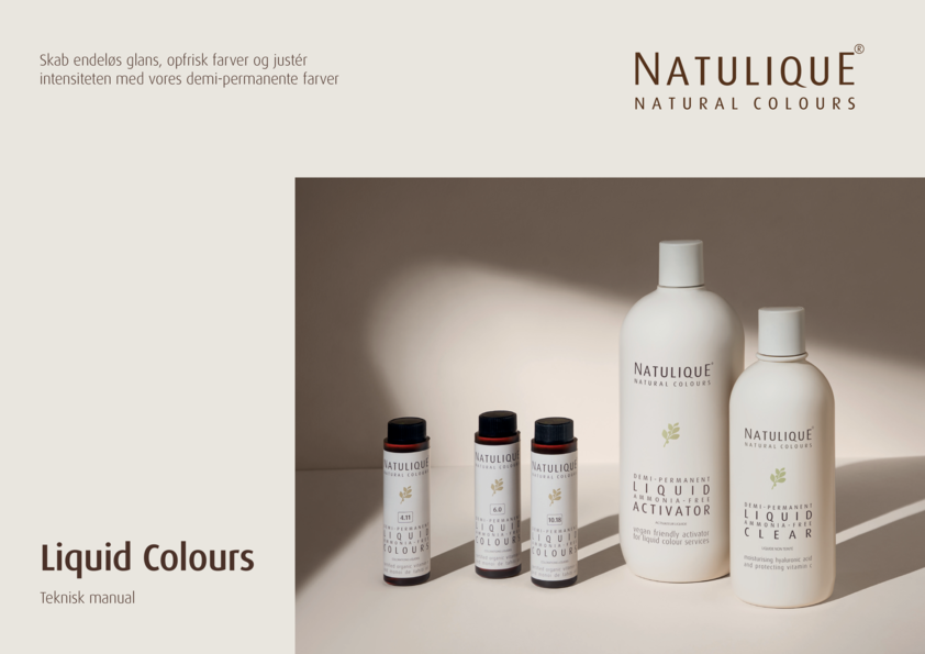 Natulique Liquid Demi Colours Technical Manual