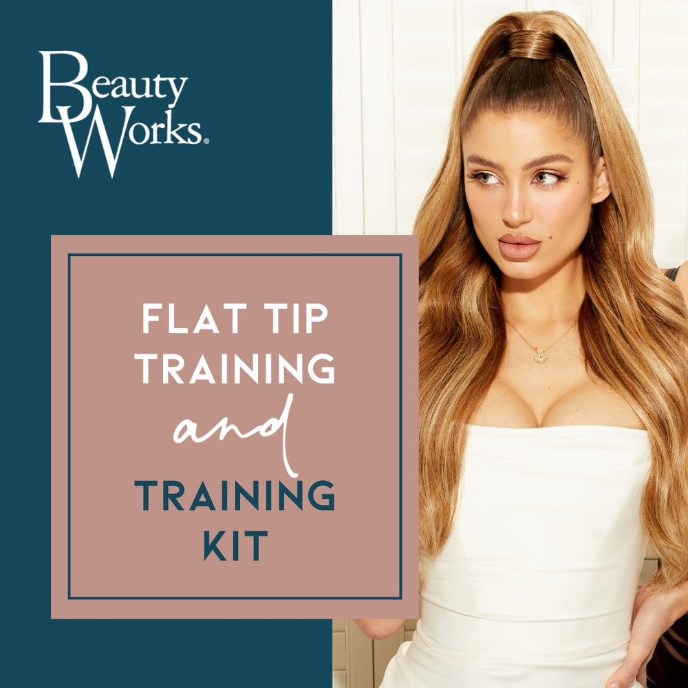 BUNDLE Beauty Works Online Training: Flat Tips + Training kit